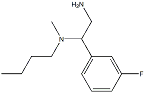 [2-amino-1-(3-fluorophenyl)ethyl](butyl)methylamine 结构式