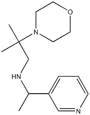 [2-methyl-2-(morpholin-4-yl)propyl][1-(pyridin-3-yl)ethyl]amine 结构式