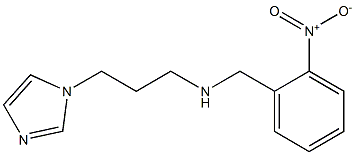 [3-(1H-imidazol-1-yl)propyl][(2-nitrophenyl)methyl]amine 结构式