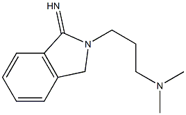 [3-(1-imino-2,3-dihydro-1H-isoindol-2-yl)propyl]dimethylamine 结构式