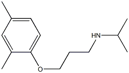 [3-(2,4-dimethylphenoxy)propyl](propan-2-yl)amine 结构式