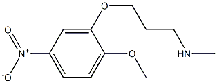 [3-(2-methoxy-5-nitrophenoxy)propyl](methyl)amine 结构式