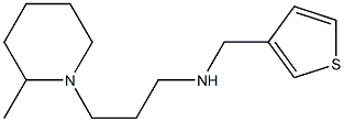 [3-(2-methylpiperidin-1-yl)propyl](thiophen-3-ylmethyl)amine 结构式
