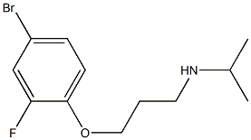 [3-(4-bromo-2-fluorophenoxy)propyl](propan-2-yl)amine 结构式