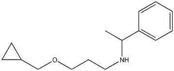 [3-(cyclopropylmethoxy)propyl](1-phenylethyl)amine 结构式