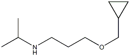 [3-(cyclopropylmethoxy)propyl](propan-2-yl)amine 结构式