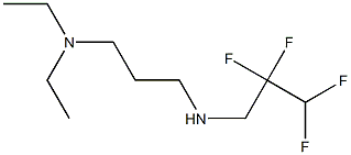 [3-(diethylamino)propyl](2,2,3,3-tetrafluoropropyl)amine 结构式