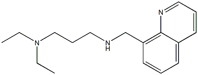 [3-(diethylamino)propyl](quinolin-8-ylmethyl)amine 结构式