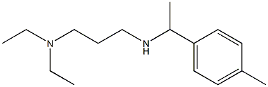 [3-(diethylamino)propyl][1-(4-methylphenyl)ethyl]amine 结构式