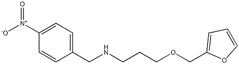 [3-(furan-2-ylmethoxy)propyl][(4-nitrophenyl)methyl]amine 结构式