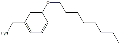 [3-(octyloxy)phenyl]methanamine 结构式