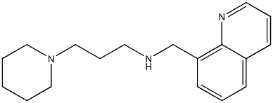 [3-(piperidin-1-yl)propyl](quinolin-8-ylmethyl)amine 结构式