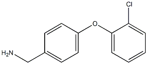 [4-(2-chlorophenoxy)phenyl]methanamine 结构式