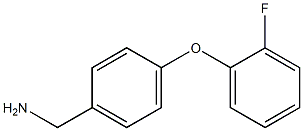 [4-(2-fluorophenoxy)phenyl]methanamine 结构式