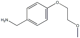 [4-(2-methoxyethoxy)phenyl]methanamine 结构式