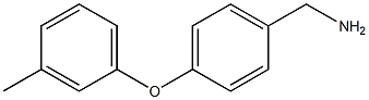 [4-(3-methylphenoxy)phenyl]methanamine 结构式