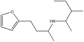 [4-(furan-2-yl)butan-2-yl](3-methylpentan-2-yl)amine 结构式
