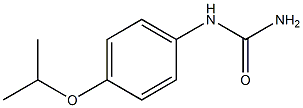 [4-(propan-2-yloxy)phenyl]urea 结构式