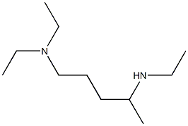 [5-(diethylamino)pentan-2-yl](ethyl)amine 结构式