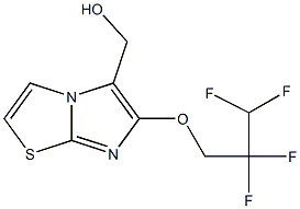 [6-(2,2,3,3-tetrafluoropropoxy)imidazo[2,1-b][1,3]thiazol-5-yl]methanol 结构式