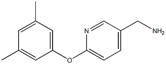 [6-(3,5-dimethylphenoxy)pyridin-3-yl]methylamine 结构式