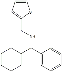 [cyclohexyl(phenyl)methyl](thiophen-2-ylmethyl)amine 结构式