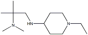 {1-[(1-ethylpiperidin-4-yl)amino]-2-methylpropan-2-yl}dimethylamine 结构式