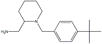 {1-[(4-tert-butylphenyl)methyl]piperidin-2-yl}methanamine 结构式