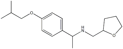 {1-[4-(2-methylpropoxy)phenyl]ethyl}(oxolan-2-ylmethyl)amine 结构式