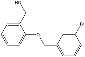 {2-[(3-bromophenyl)methoxy]phenyl}methanol 结构式