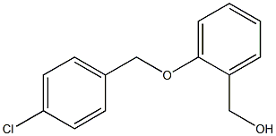 {2-[(4-chlorophenyl)methoxy]phenyl}methanol 结构式