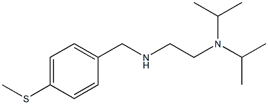{2-[bis(propan-2-yl)amino]ethyl}({[4-(methylsulfanyl)phenyl]methyl})amine 结构式