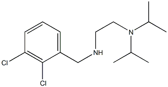 {2-[bis(propan-2-yl)amino]ethyl}[(2,3-dichlorophenyl)methyl]amine 结构式