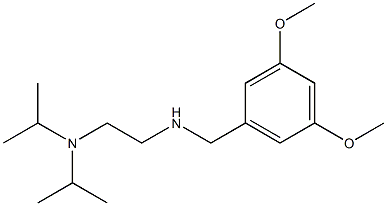 {2-[bis(propan-2-yl)amino]ethyl}[(3,5-dimethoxyphenyl)methyl]amine 结构式