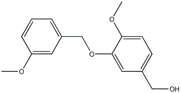 {4-methoxy-3-[(3-methoxyphenyl)methoxy]phenyl}methanol 结构式