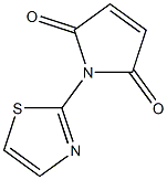 1-(1,3-thiazol-2-yl)-2,5-dihydro-1H-pyrrole-2,5-dione 结构式