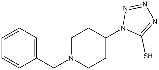 1-(1-benzylpiperidin-4-yl)-1H-1,2,3,4-tetrazole-5-thiol 结构式