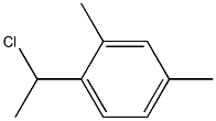 1-(1-chloroethyl)-2,4-dimethylbenzene 结构式