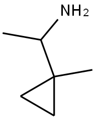 1-(1-methylcyclopropyl)ethanamine 结构式