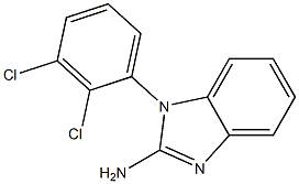 1-(2,3-dichlorophenyl)-1H-1,3-benzodiazol-2-amine 结构式