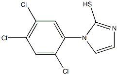 1-(2,4,5-trichlorophenyl)-1H-imidazole-2-thiol 结构式