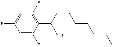 1-(2,4,6-trifluorophenyl)octan-1-amine 结构式
