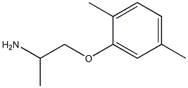 1-(2,5-dimethylphenoxy)propan-2-amine 结构式