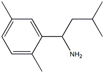 1-(2,5-dimethylphenyl)-3-methylbutan-1-amine 结构式