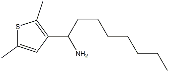 1-(2,5-dimethylthiophen-3-yl)octan-1-amine 结构式