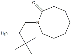 1-(2-amino-3,3-dimethylbutyl)azocan-2-one 结构式