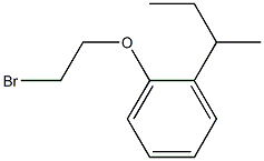 1-(2-bromoethoxy)-2-sec-butylbenzene 结构式