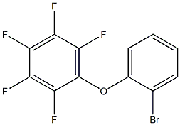 1-(2-bromophenoxy)-2,3,4,5,6-pentafluorobenzene 结构式