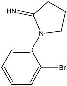 1-(2-bromophenyl)pyrrolidin-2-imine 结构式