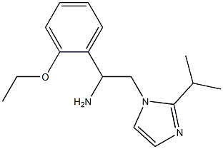 1-(2-ethoxyphenyl)-2-[2-(propan-2-yl)-1H-imidazol-1-yl]ethan-1-amine 结构式